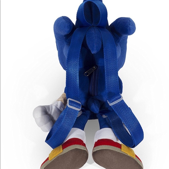 🆕 sonic the hedgehog plush backpack 🎒 🎁 - Picture 4 of 4